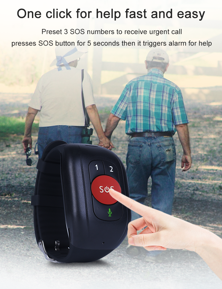 Elder 4G LTE GPS Tracker Brace - Fall Detection Watch avaliação e preço