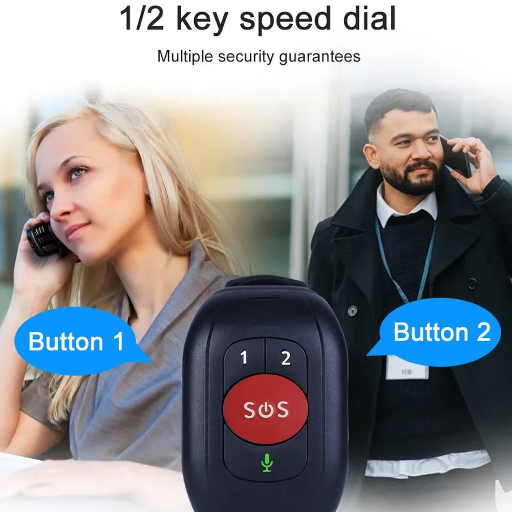 Elderly 4G LTE SOS Watch GPS T - Fall Detection Watch avaliação e preço
