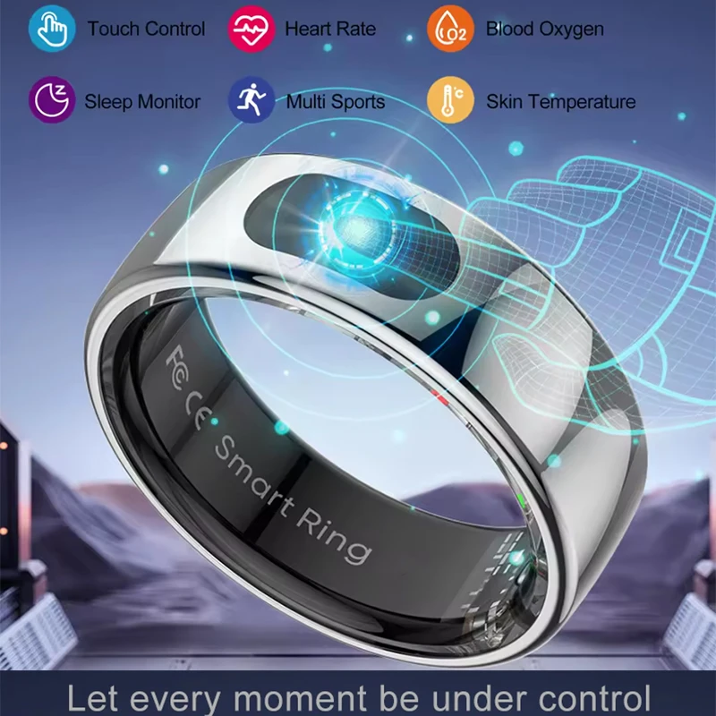 Smart Ring with Charging Case  - Temperature Ring Skin avaliação e preço