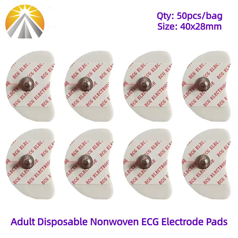 50 PCS Each Bag 2840 MM White  - Ecg Patch Monitor avaliação e preço