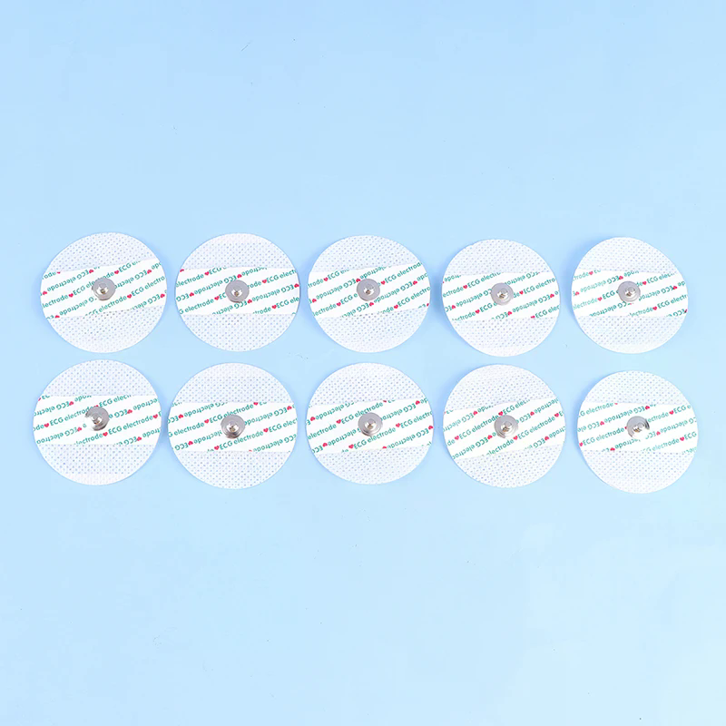 10pcs Non-Woven ECG Electrode  - Ecg Patch Monitor avaliação e preço