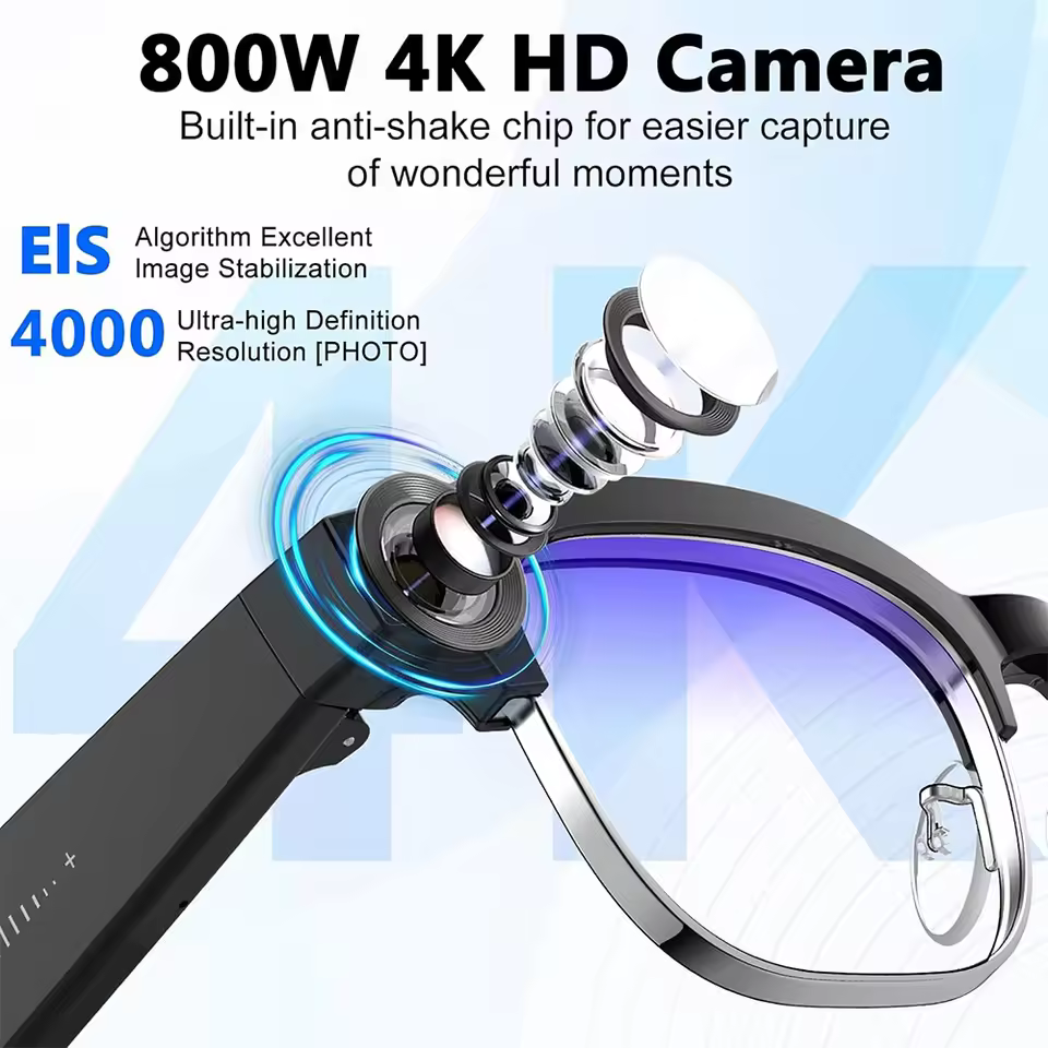 2026New 800W Pixel Camera Smar - Smart Glasses Lens avaliação e preço