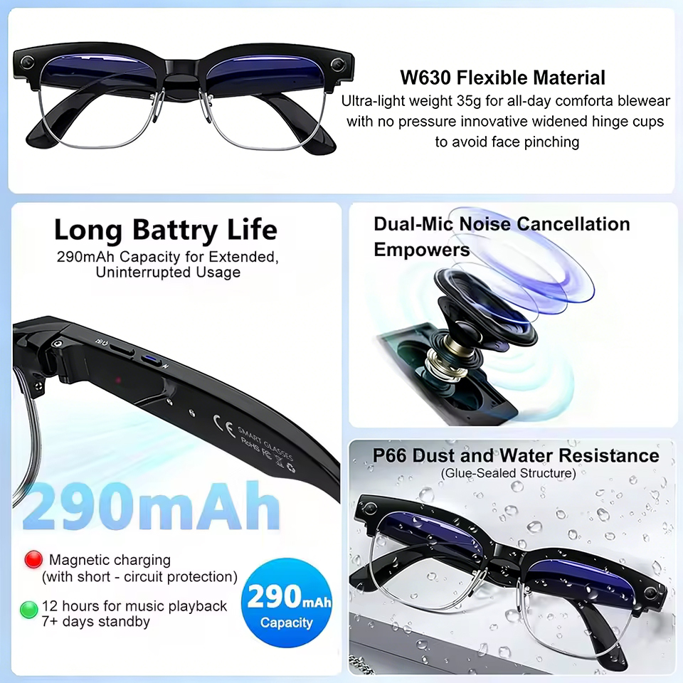 2026New 800W Pixel Camera Smar - Smart Glasses Lens avaliação e preço