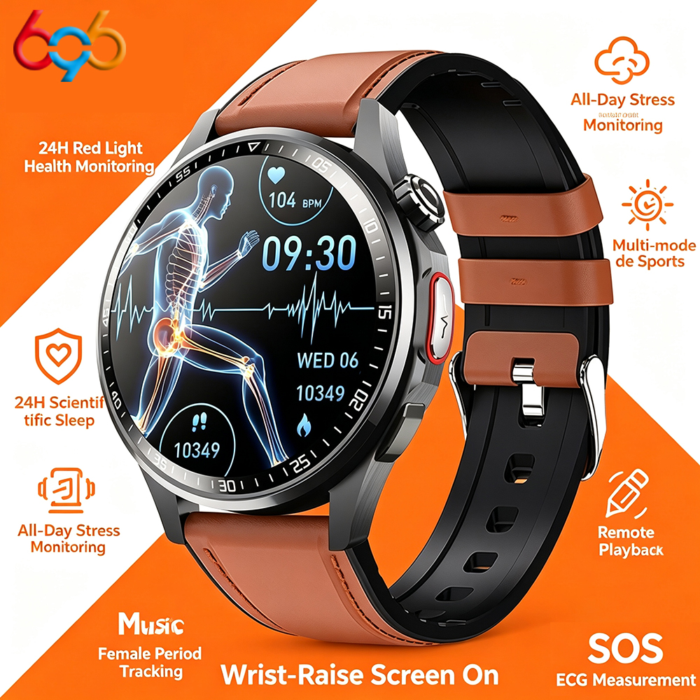 Men Smart Watch Ultra HD Scree - Fall Detection Watch avaliação e preço