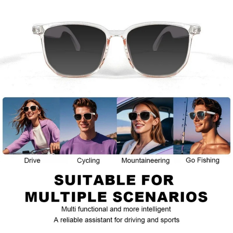 1 pair AI smart glasses Blueto - Smart Glasses Lens avaliação e preço