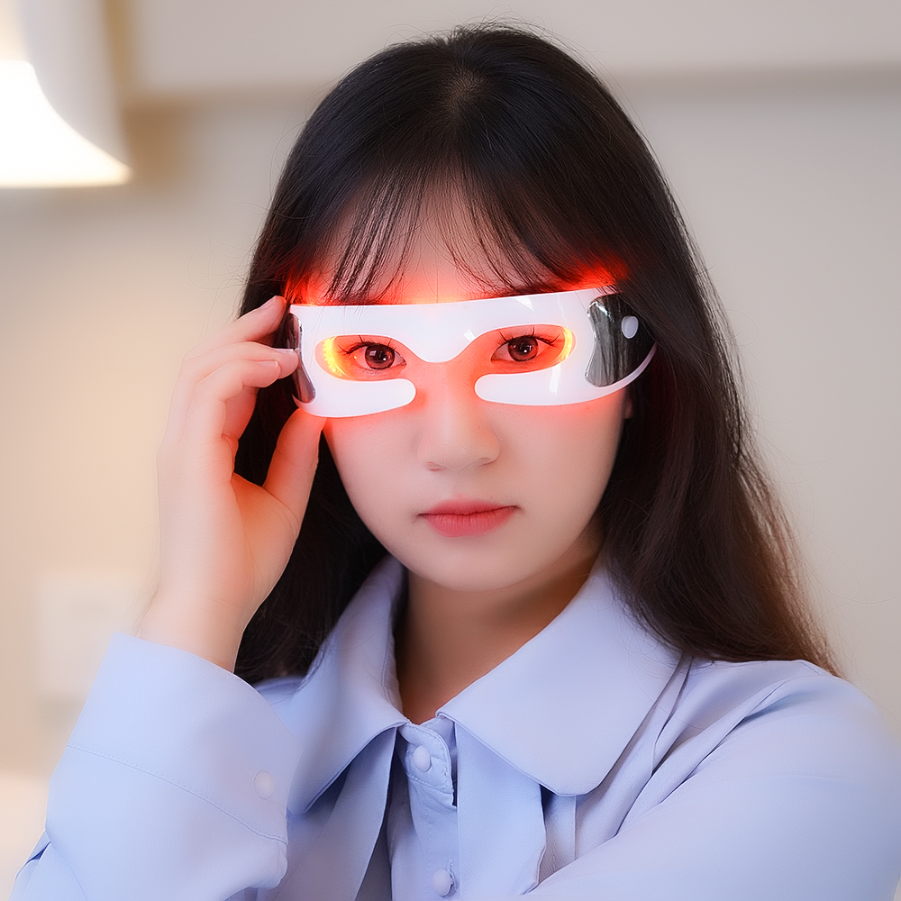 LED Eyecare Mask Device EMS Si - Light Therapy Glasses avaliação e preço