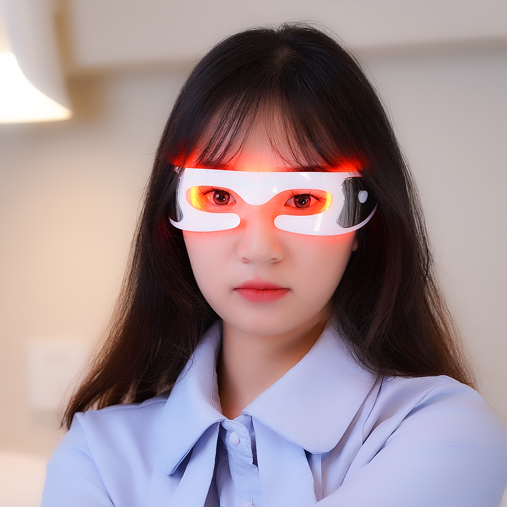 LED Eyecare Mask Device EMS Si - Light Therapy Glasses avaliação e preço