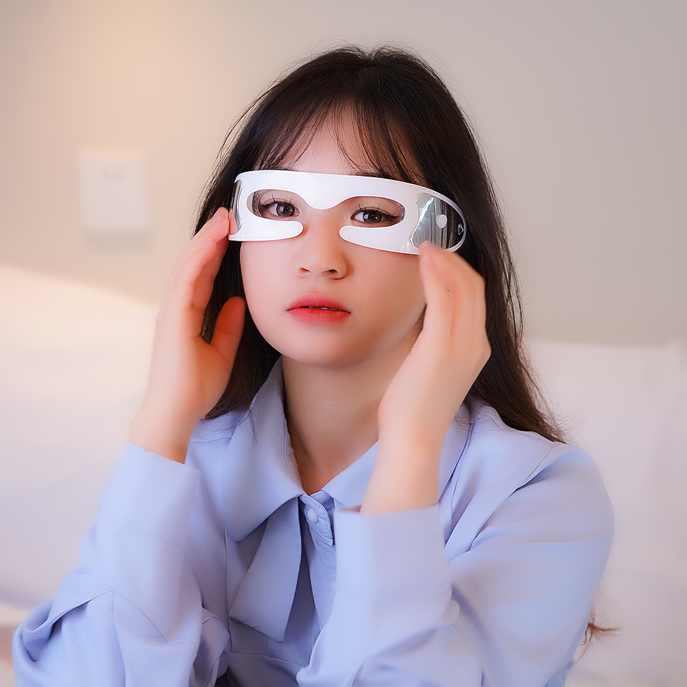 LED Eyecare Mask Device EMS Si - Light Therapy Glasses avaliação e preço