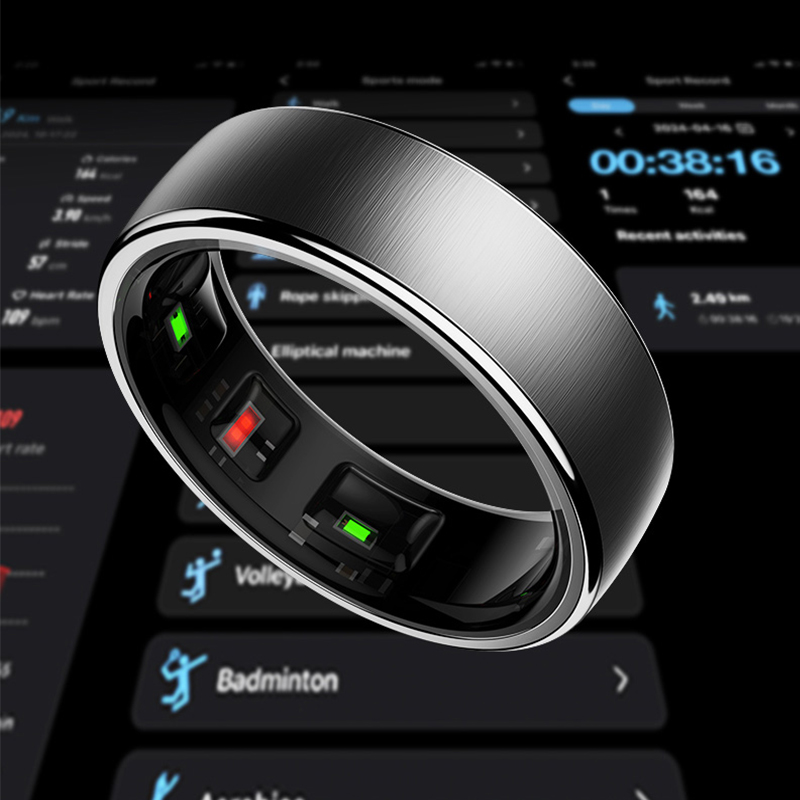 Smart Ring Men Women with Char - Temperature Ring Skin avaliação e preço