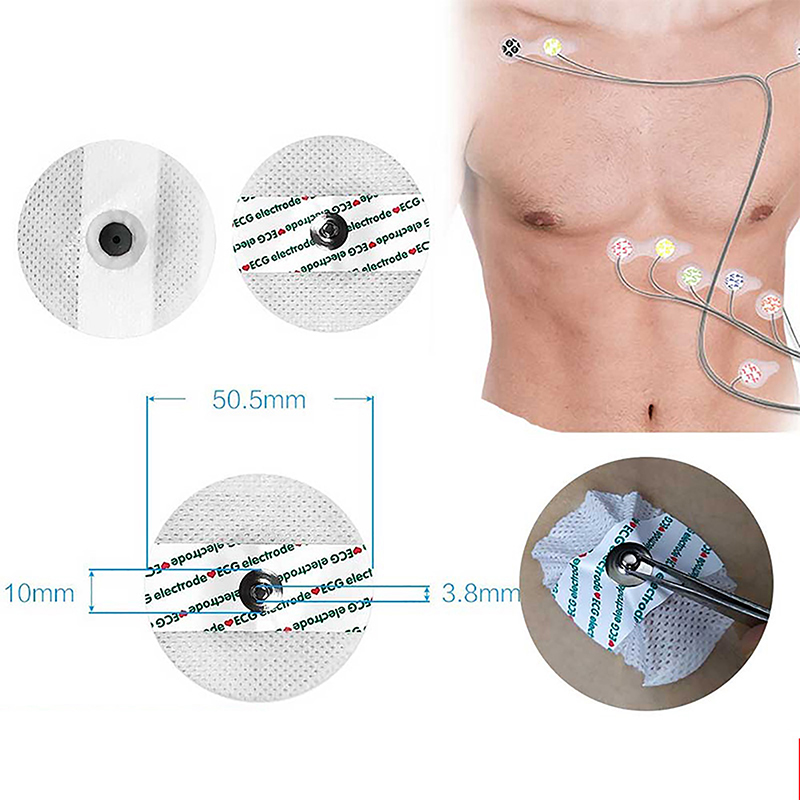 50PCS/Bag Electrode Patch Medi - Ecg Patch Monitor avaliação e preço