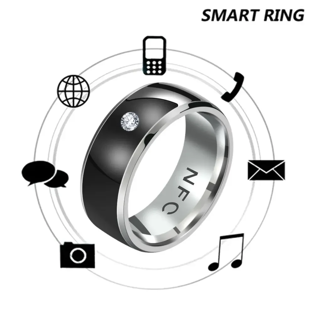 NFC Smart Ring Stainless Steel - Smart Ring Nfc Pay avaliação e preço