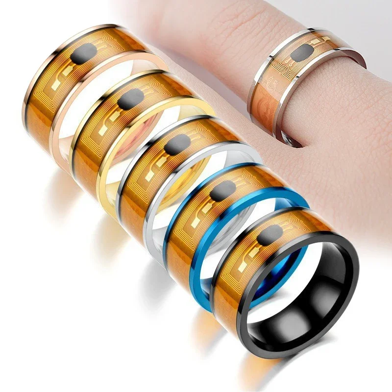 Luxury NFC Stainless Steel Pho - Smart Ring Nfc Pay avaliação e preço