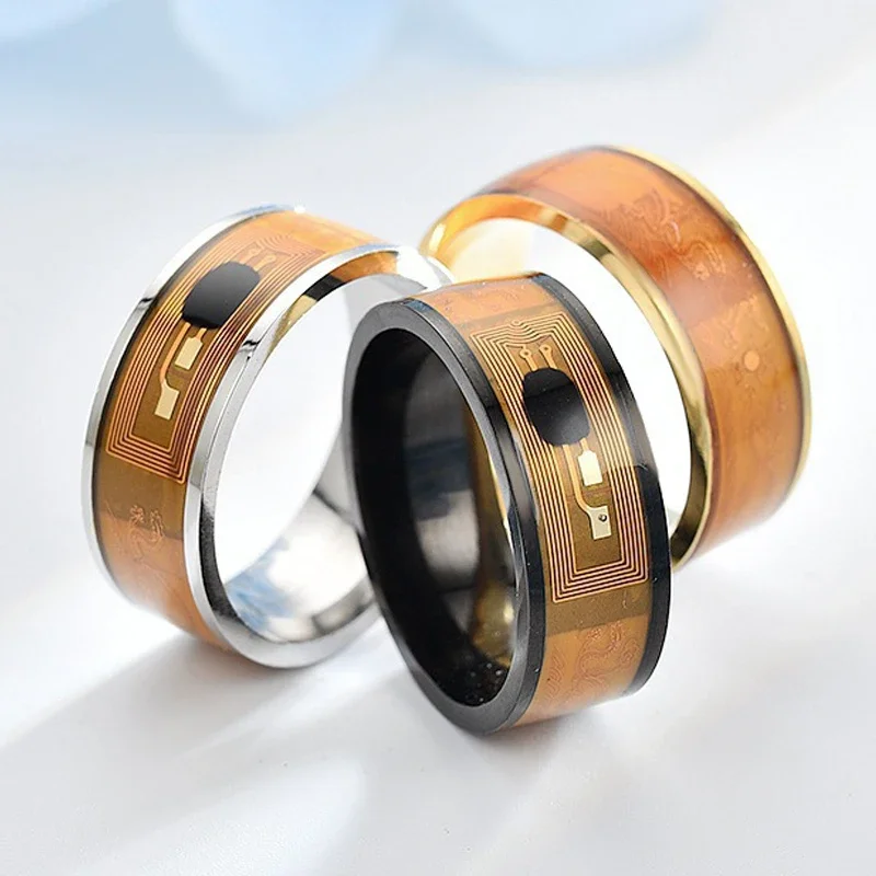Luxury NFC Stainless Steel Pho - Smart Ring Nfc Pay avaliação e preço