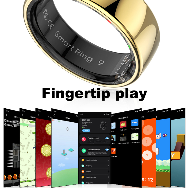 Smart Ring Men Women with Char - Temperature Ring Skin avaliação e preço