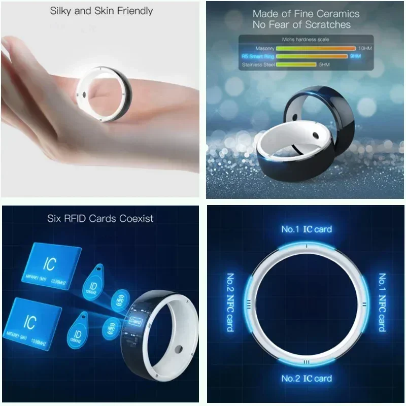 Smart Ring 6 RFID Cards Disk S - Smart Ring Nfc Pay avaliação e preço