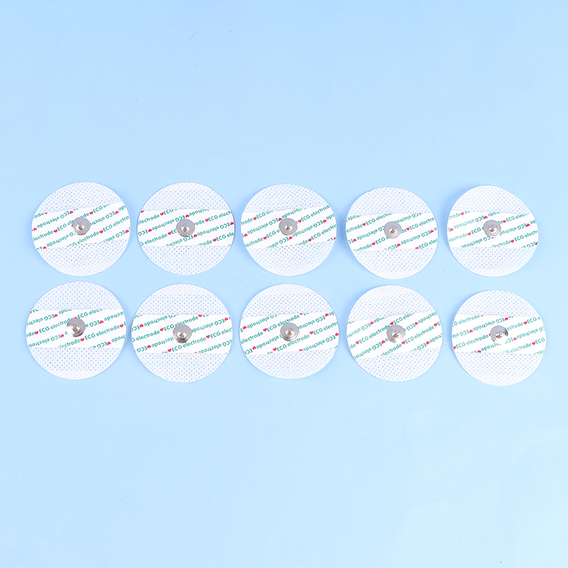 10 Pcs Non-Woven ECG Electrode - Ecg Patch Monitor avaliação e preço