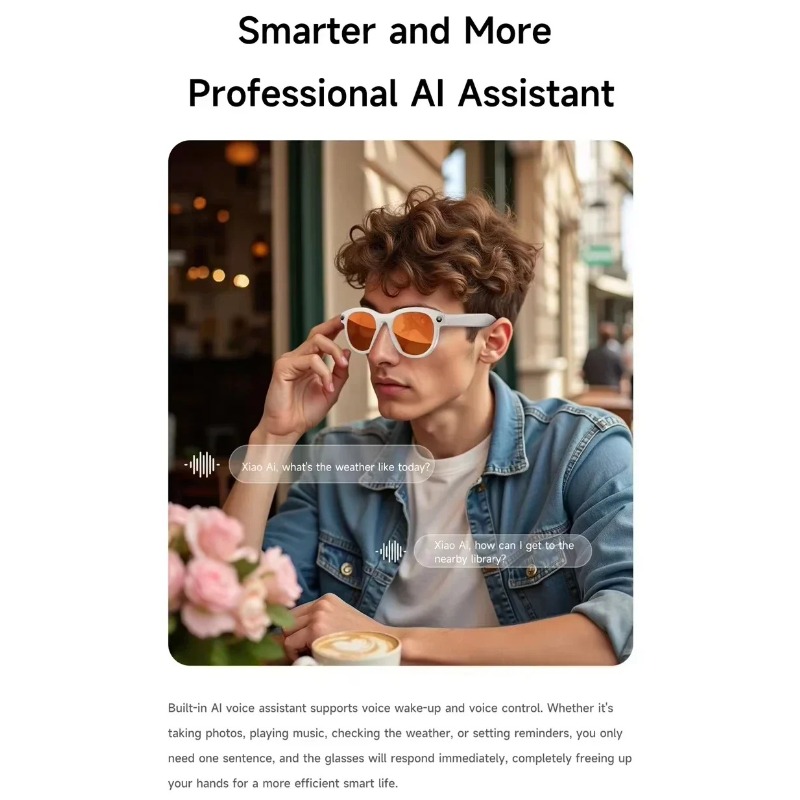 8KHD Smart AI Glasses Color Ch - Smart Glasses Lens avaliação e preço