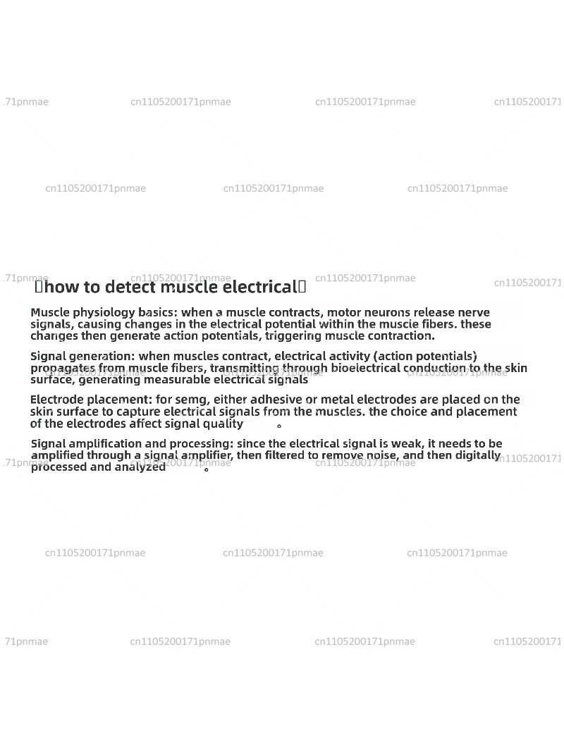 Dry Electrode SEMG Sensor EMG  - Muscle Sensor Emg avaliação e preço