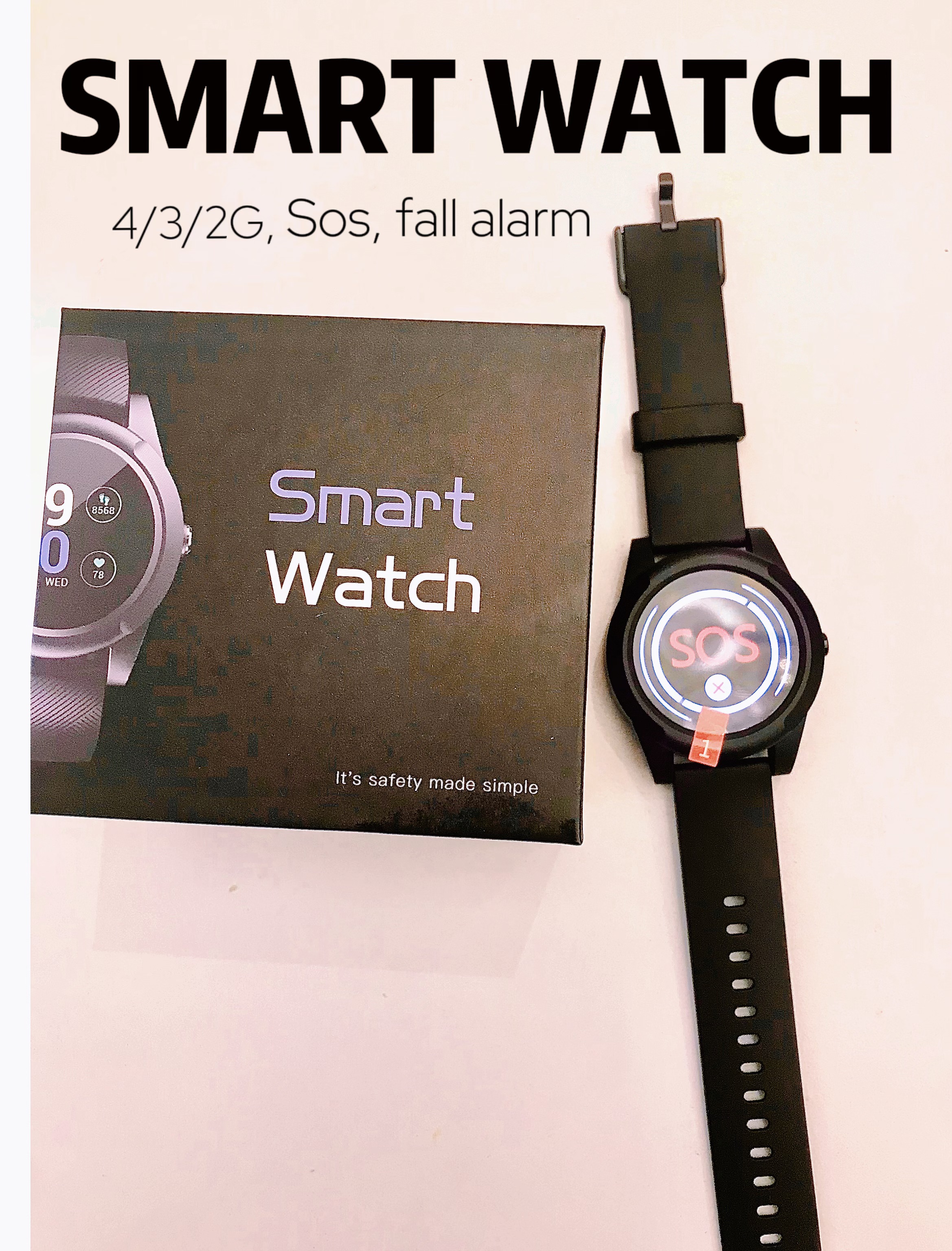 Singapore Seniors Phone Plan E - Fall Detection Watch avaliação e preço