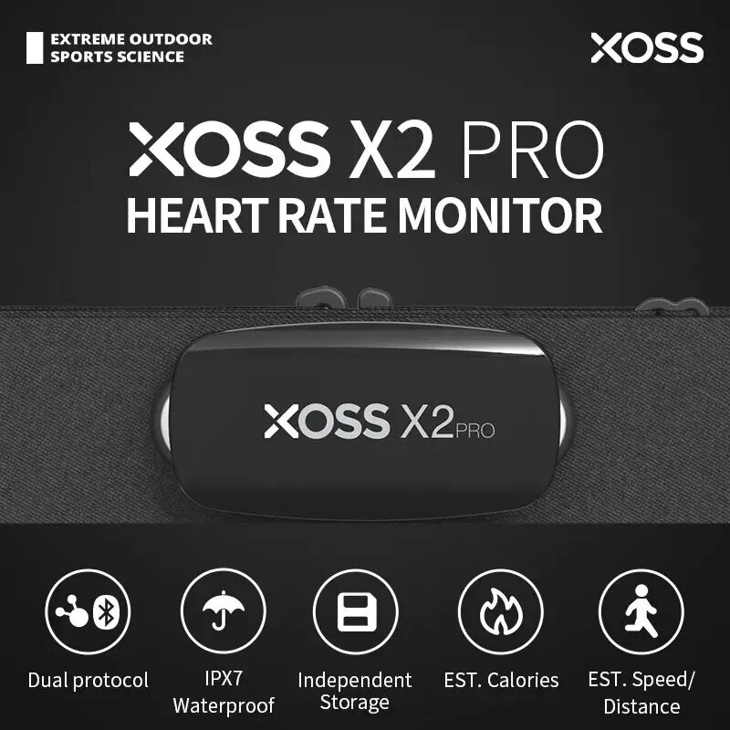 XOSS X2 Pro Chest Strap Heart  - Breath Rate Monitor avaliação e preço