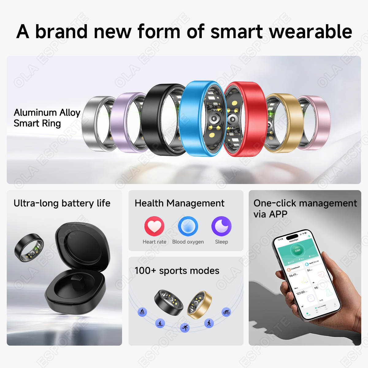 New R09 Smart Ring Men Women w - Temperature Ring Skin avaliação e preço