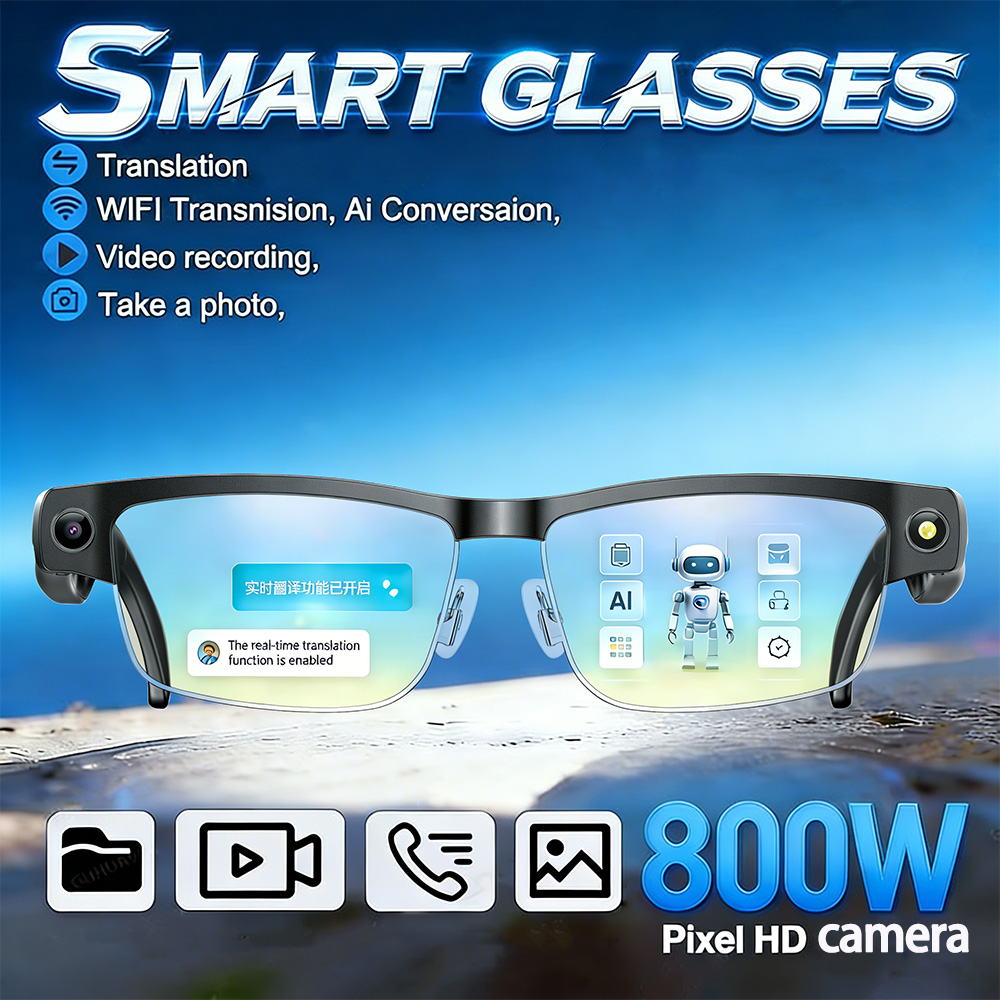 2026 New Al Smart Glasses 800W - Smart Glasses Lens avaliação e preço