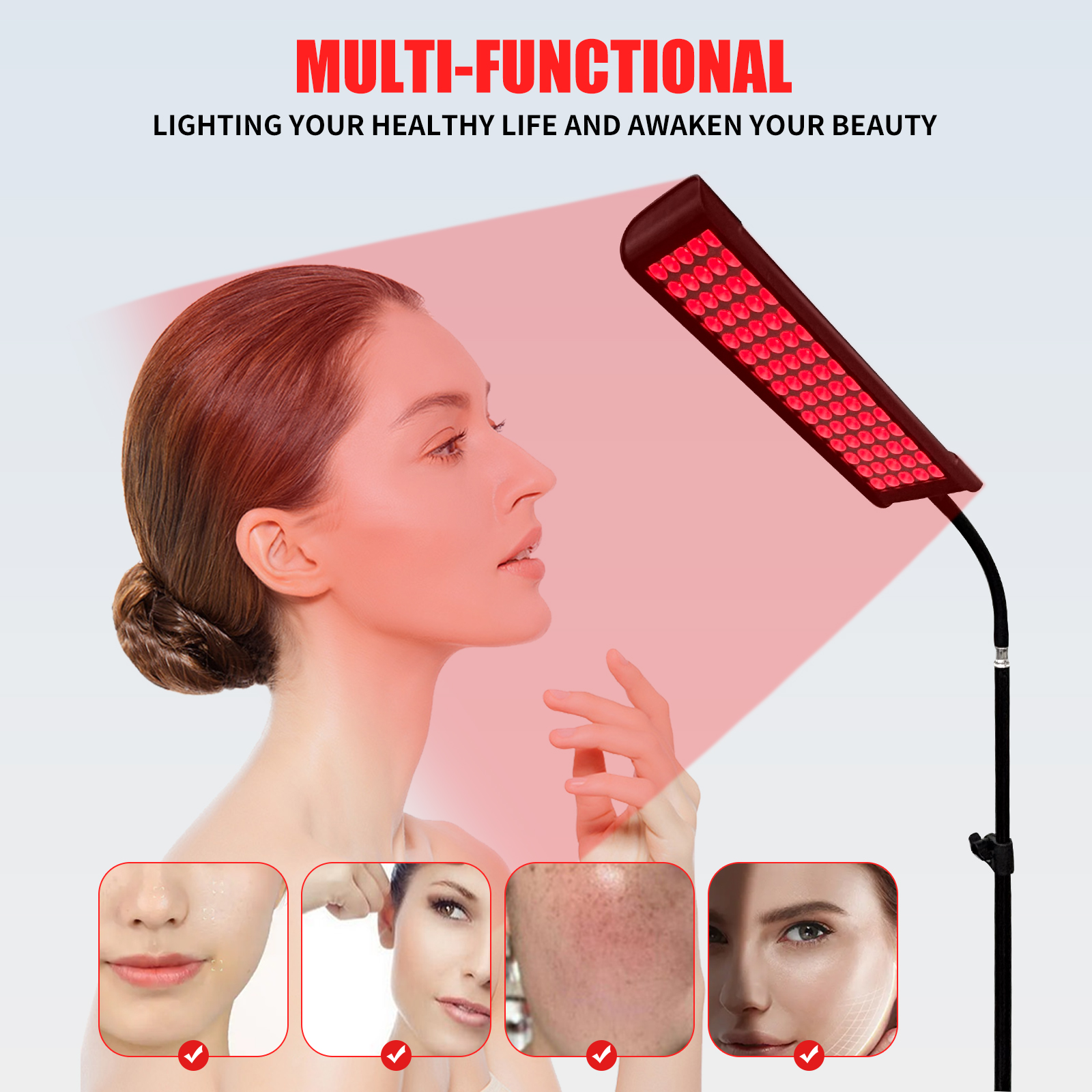 Red Light Therapy Panel Lamp L - Galvanic Skin Sensor avaliação e preço