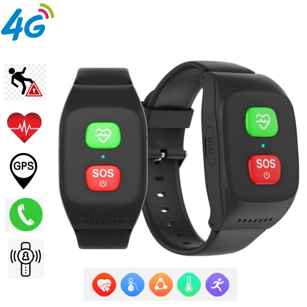 Fall Detection 4G Elderly Smar - Fall Detection Watch avaliação e preço