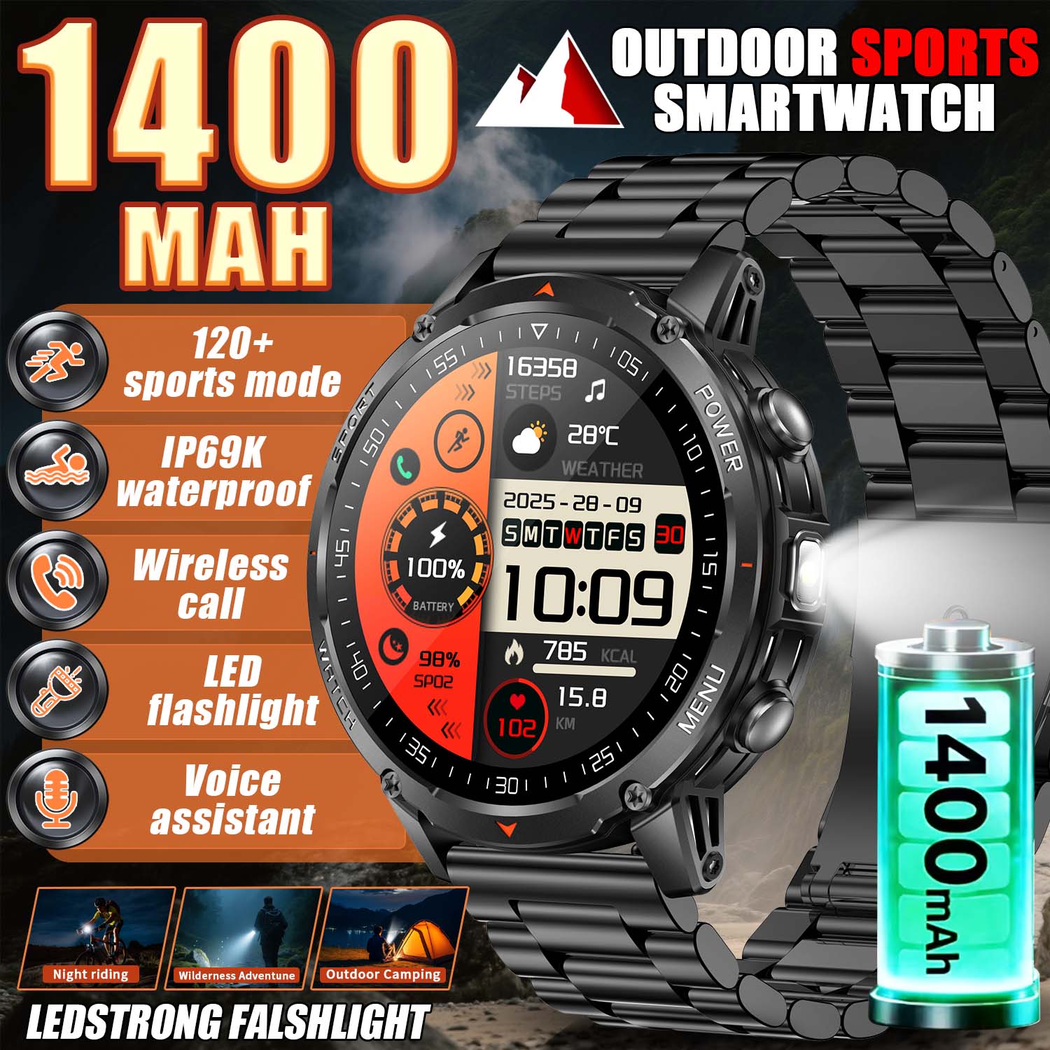 2026 New Military Smart Watch  - Smart Insole Pressure avaliação e preço