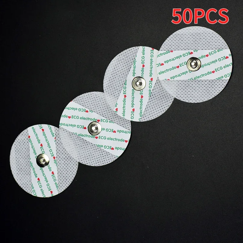 50pcs Non-woven ECG Electrode  - Ecg Patch Monitor avaliação e preço