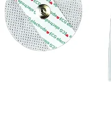 50pcs Non-woven ECG Electrode  - Ecg Patch Monitor avaliação e preço