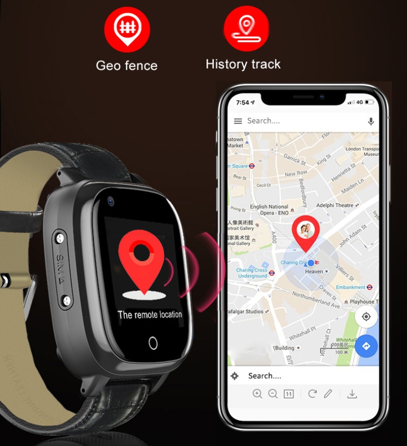 Elderly Smart Watch For Old Pe - Fall Detection Watch avaliação e preço