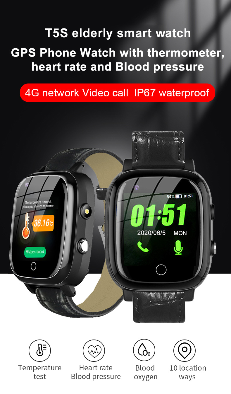 Elderly Smart Watch For Old Pe - Fall Detection Watch avaliação e preço