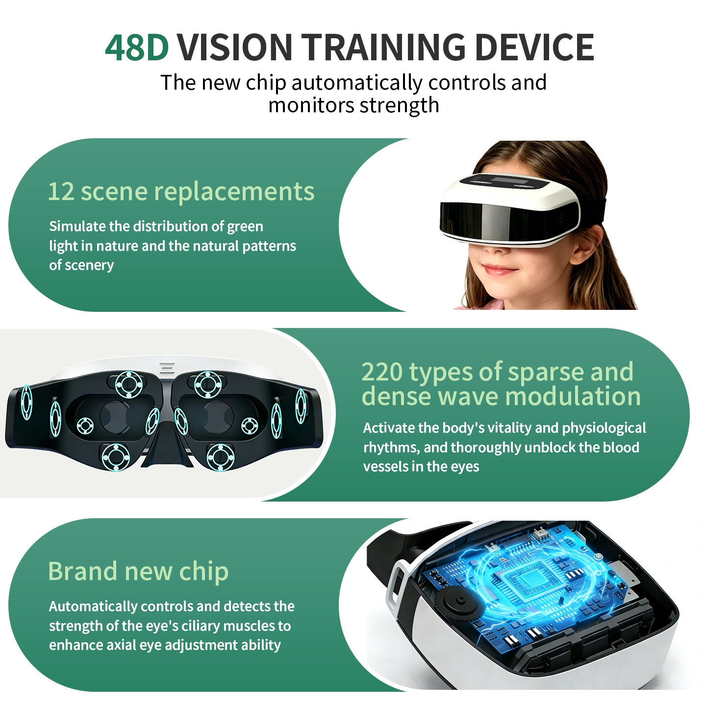 2026 New CE Certified Pulse Ey - Light Therapy Glasses avaliação e preço