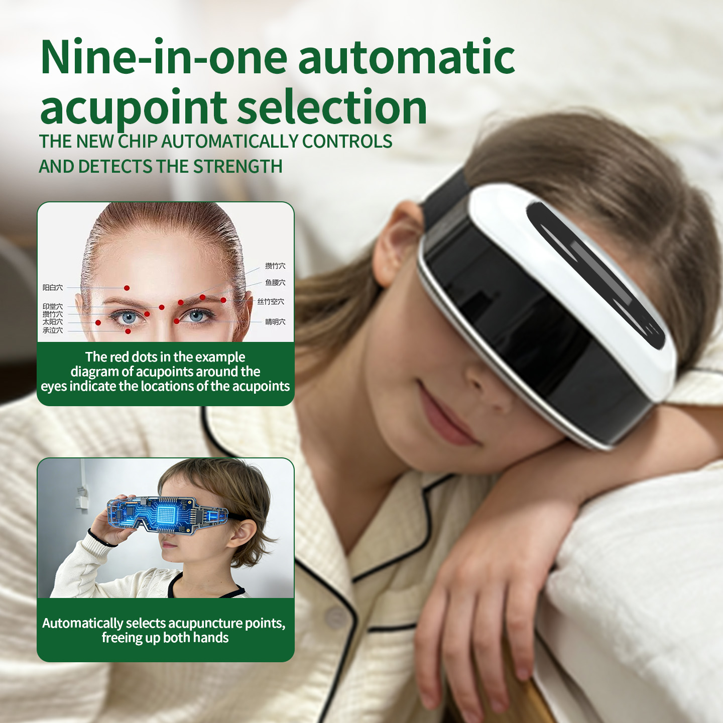 2026 New CE Certified Pulse Ey - Light Therapy Glasses avaliação e preço