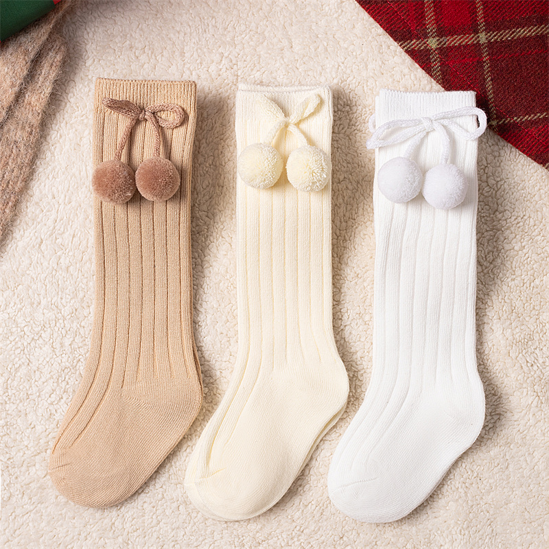 3Pairs/Lot Baby Ball Knee High - Baby Sock Oximeter avaliação e preço