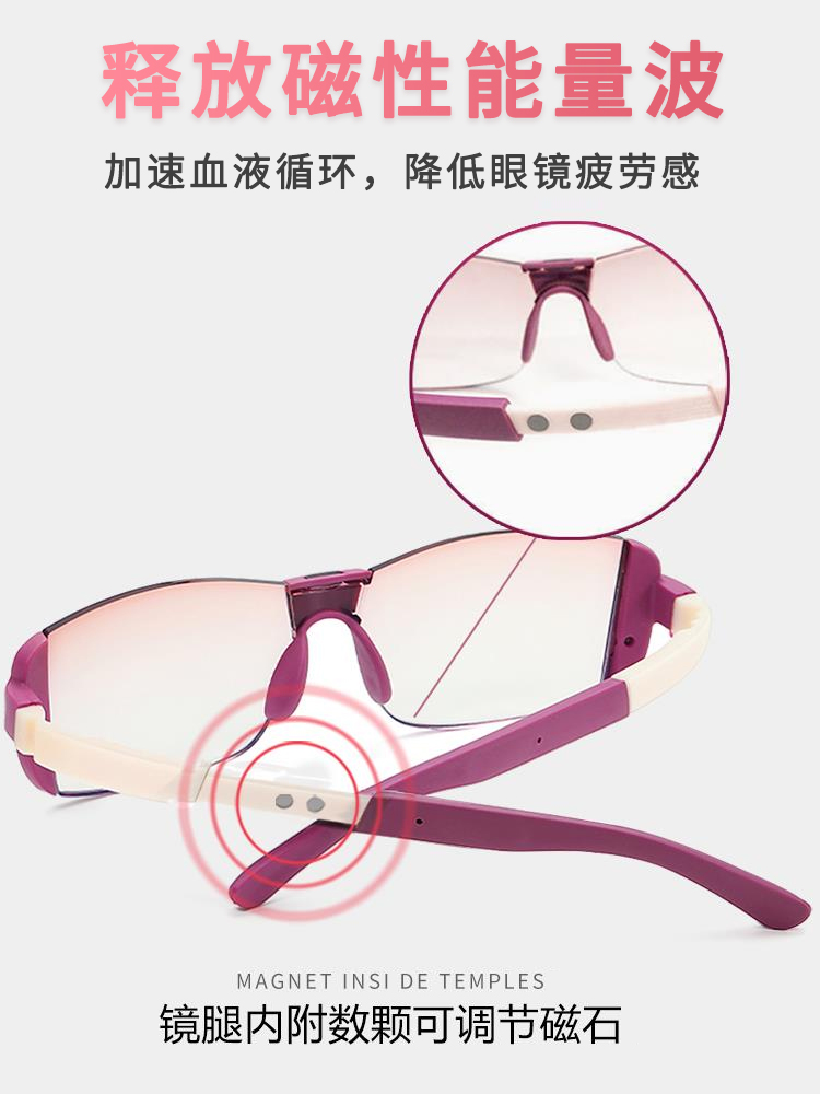 Magnetic Therapy Frameless Dua - Light Therapy Glasses avaliação e preço