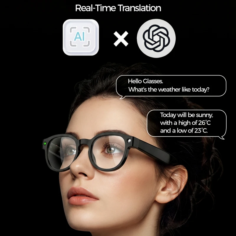 6K HD AI Camera Glasses 800MP  - Smart Glasses Lens avaliação e preço