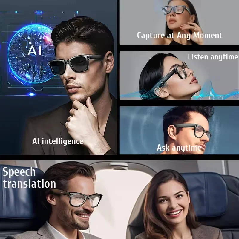 6K HD AI Camera Glasses 800MP  - Smart Glasses Lens avaliação e preço