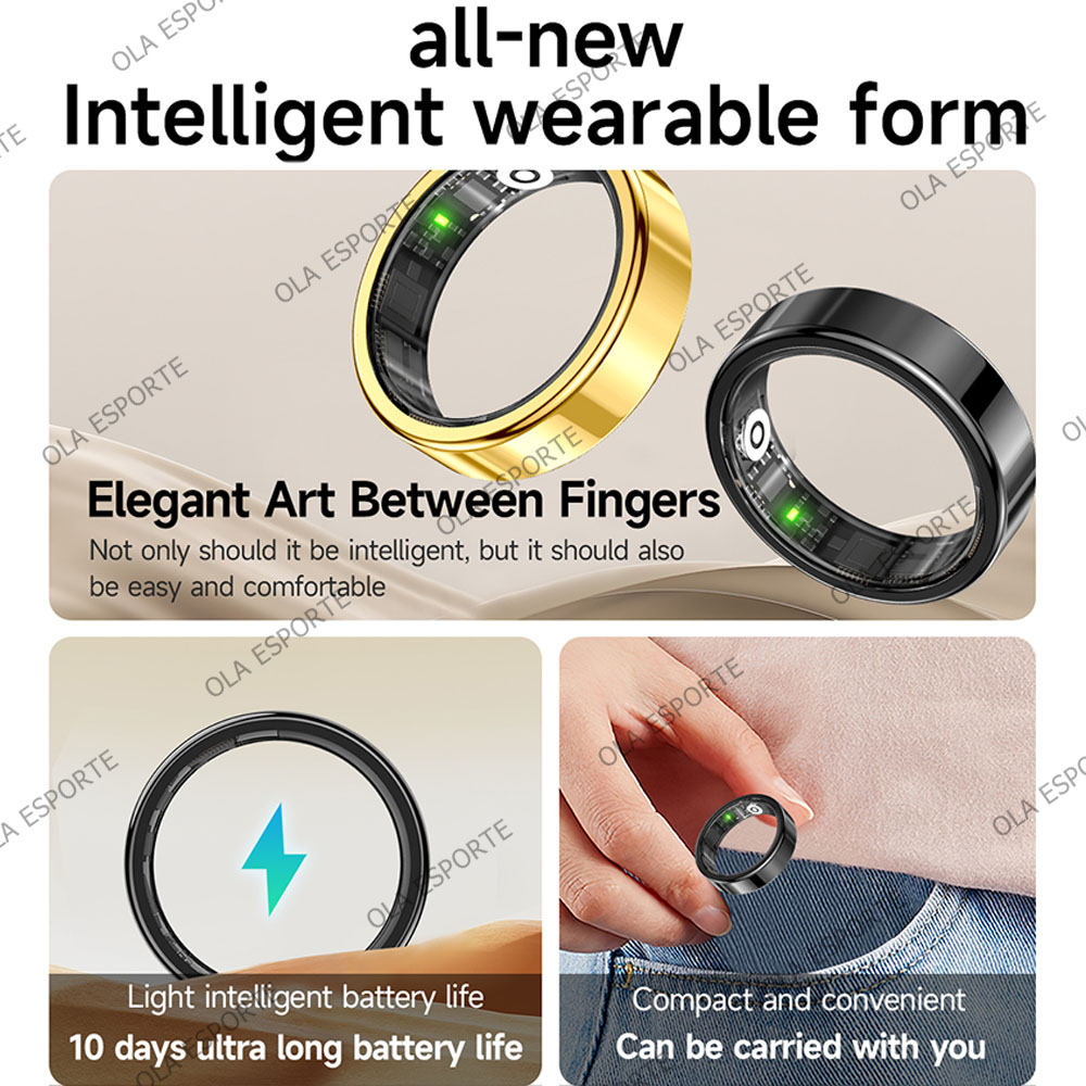 New R09 Smart Ring Men Women w - Temperature Ring Skin avaliação e preço