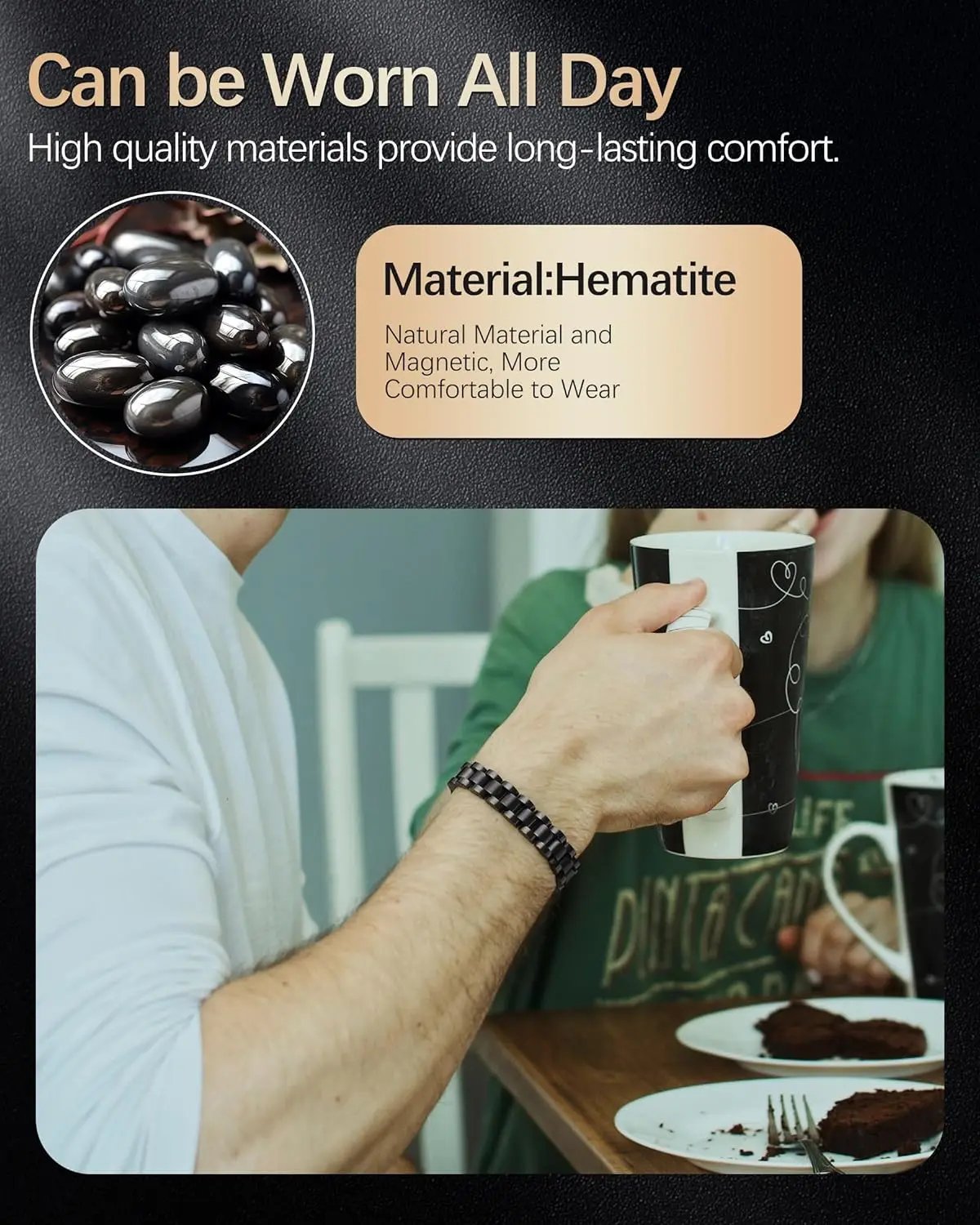 Titanium Steel Hematite Magnet - Meditation Headband Eeg avaliação e preço