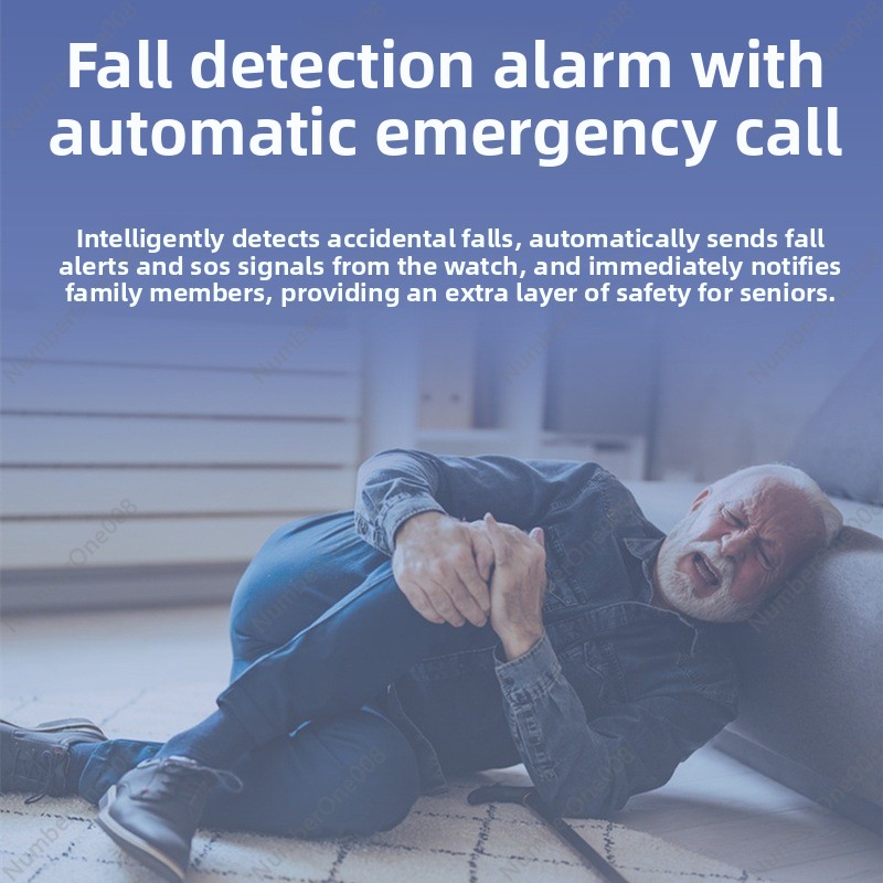 4G Smart Watch for Elderly, GP - Fall Detection Watch avaliação e preço