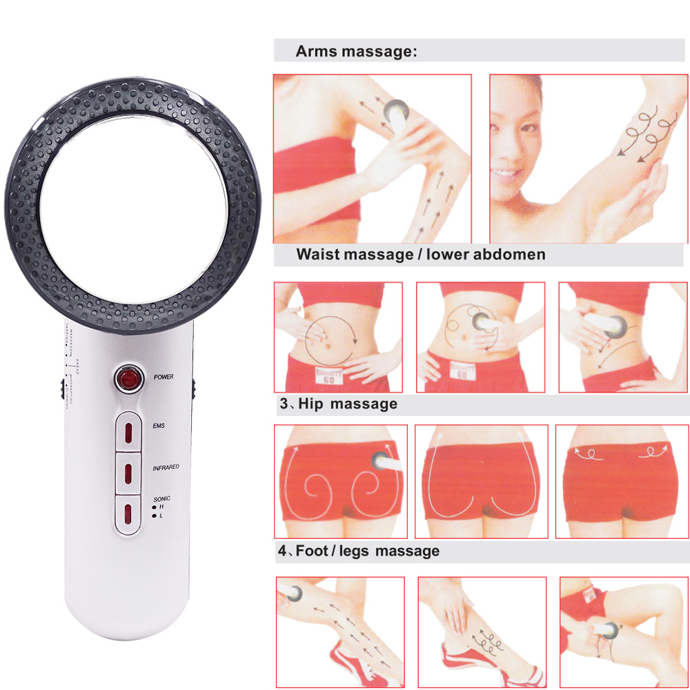 3 in 1 ems Ultrasound Cavitati - Galvanic Skin Sensor avaliação e preço