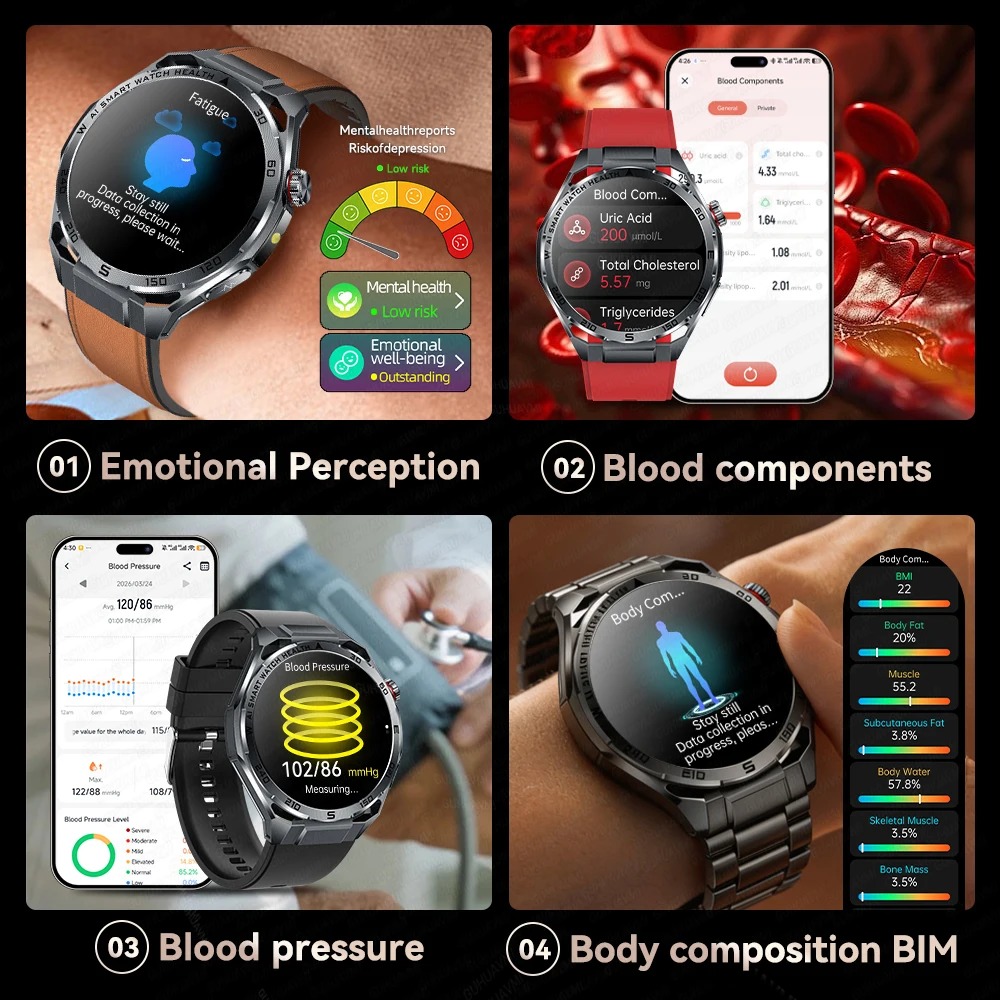New Blood Pressure Uric Acid B - Fatigue Band Monitor avaliação e preço