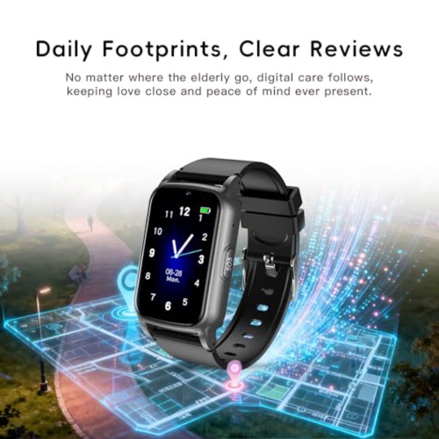 Smart Watch for Seniors with F - Fall Detection Watch avaliação e preço