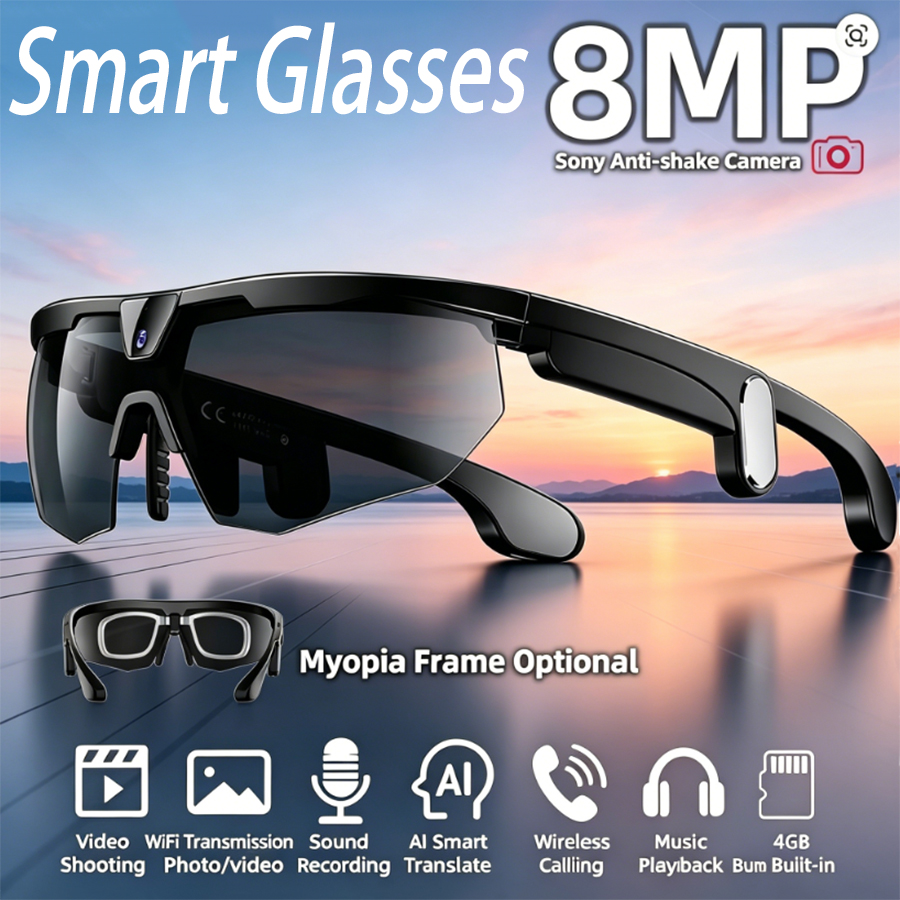 2026 New 32MP Pixel HD Photo S - Smart Glasses Lens avaliação e preço
