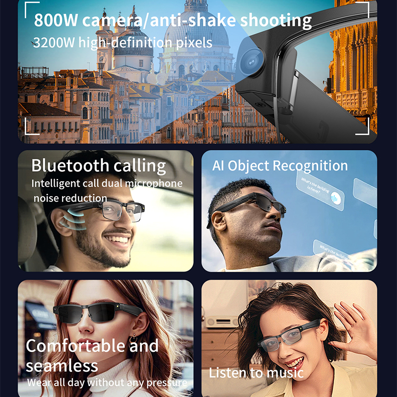2026 4K AI Smart Glasses Voice - Smart Glasses Lens avaliação e preço