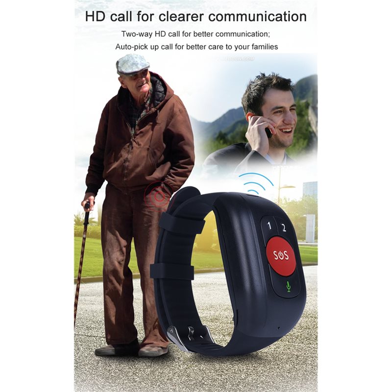 【GIFT】Urgent Call SOS Smart Wa - Fall Detection Watch avaliação e preço