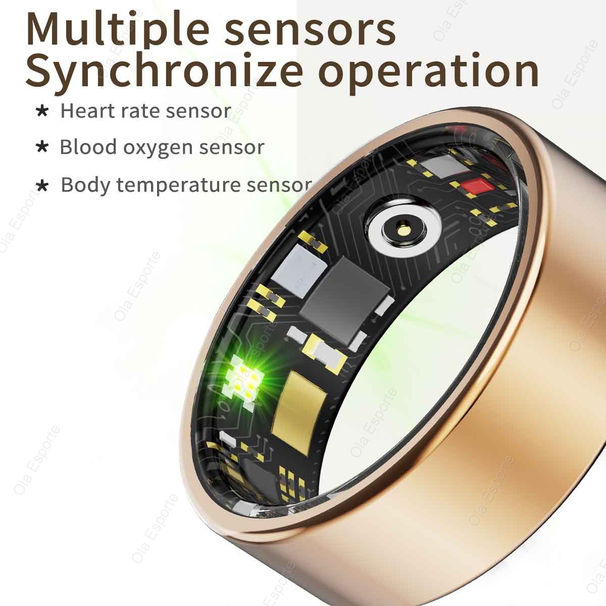 R09 Smart Ring Men Women with  - Temperature Ring Skin avaliação e preço