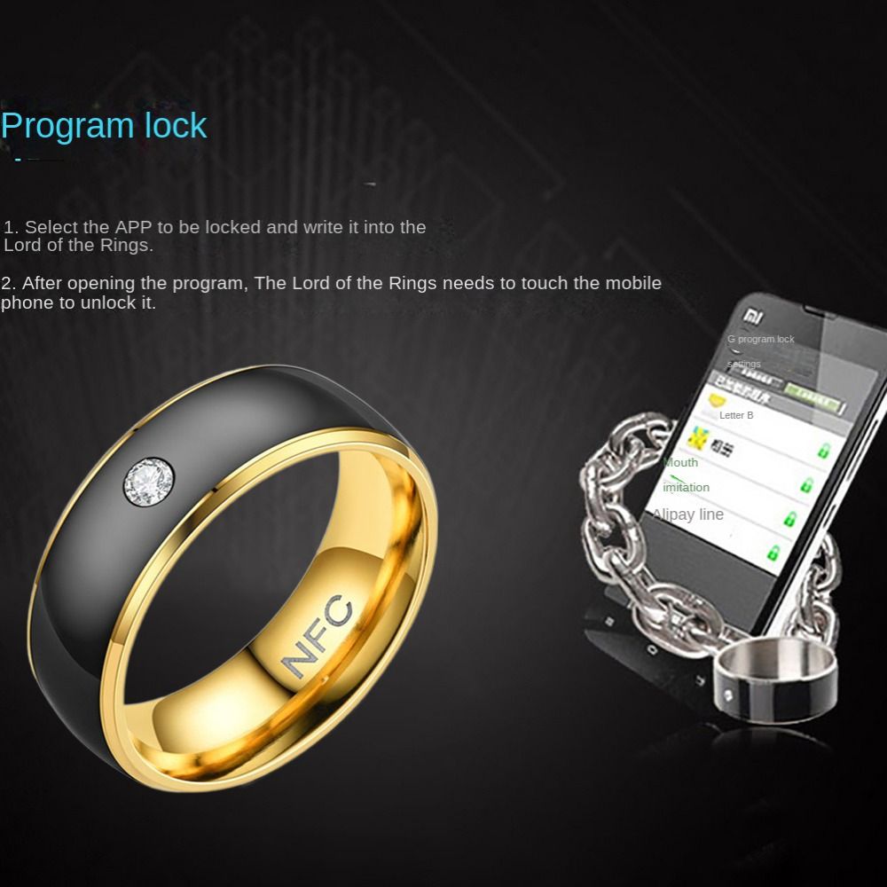 Stainless Steel NFC Smart Ring - Smart Ring Nfc Pay avaliação e preço